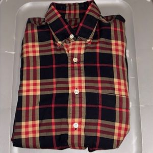 Burberry button up shirt size small